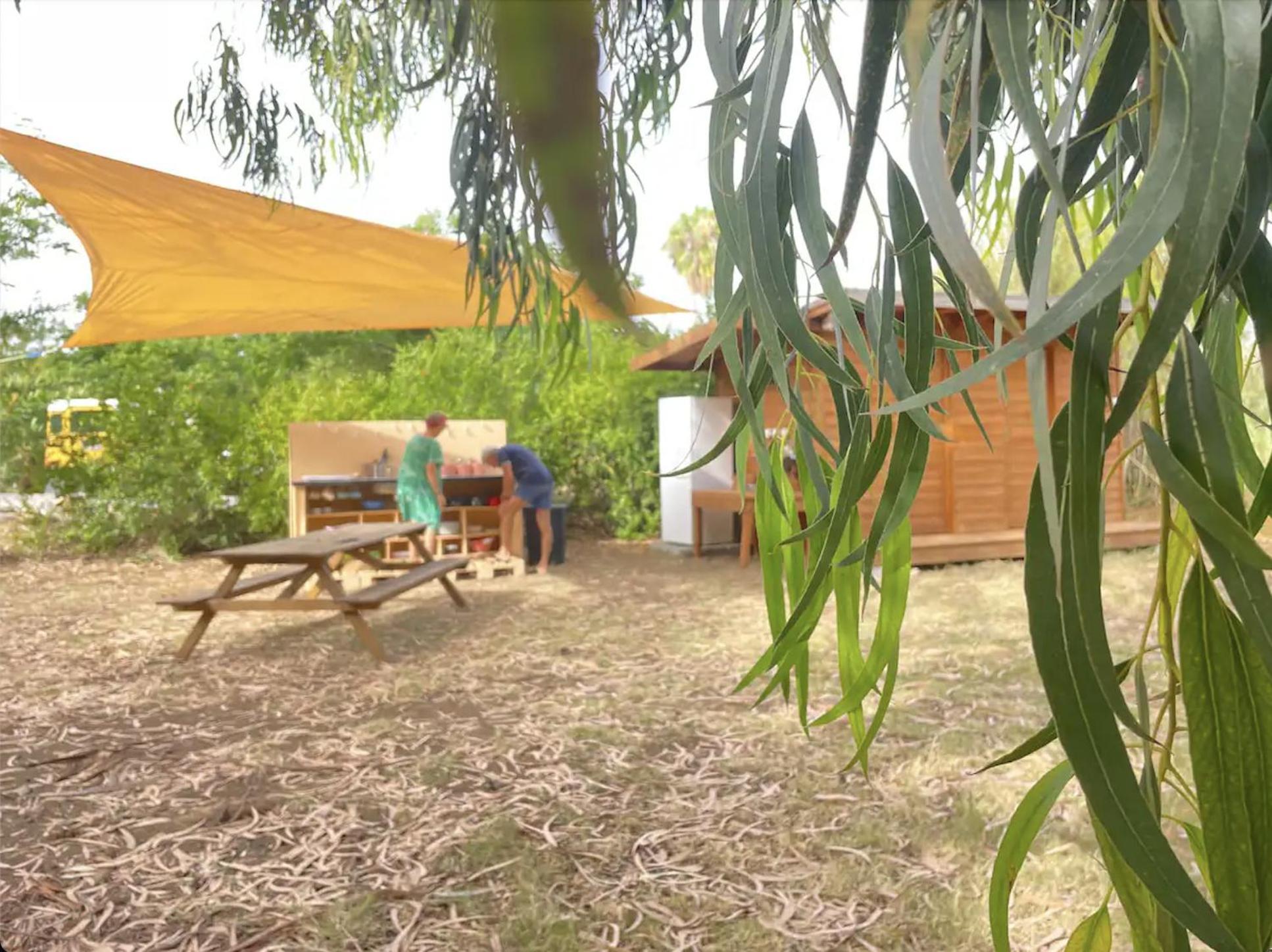 Glamping On Organic Yoga Farm With Natural Swimming Pool Near Beach Moncarapacho Esterno foto