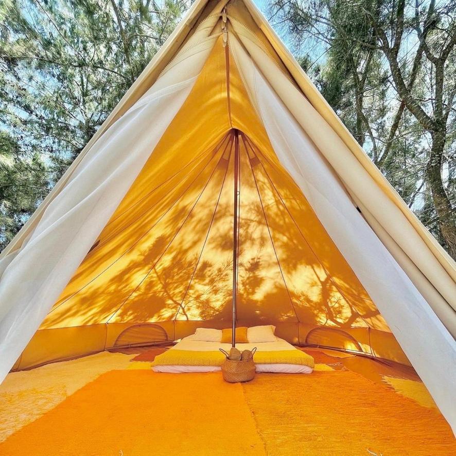 Glamping On Organic Yoga Farm With Natural Swimming Pool Near Beach Moncarapacho Esterno foto
