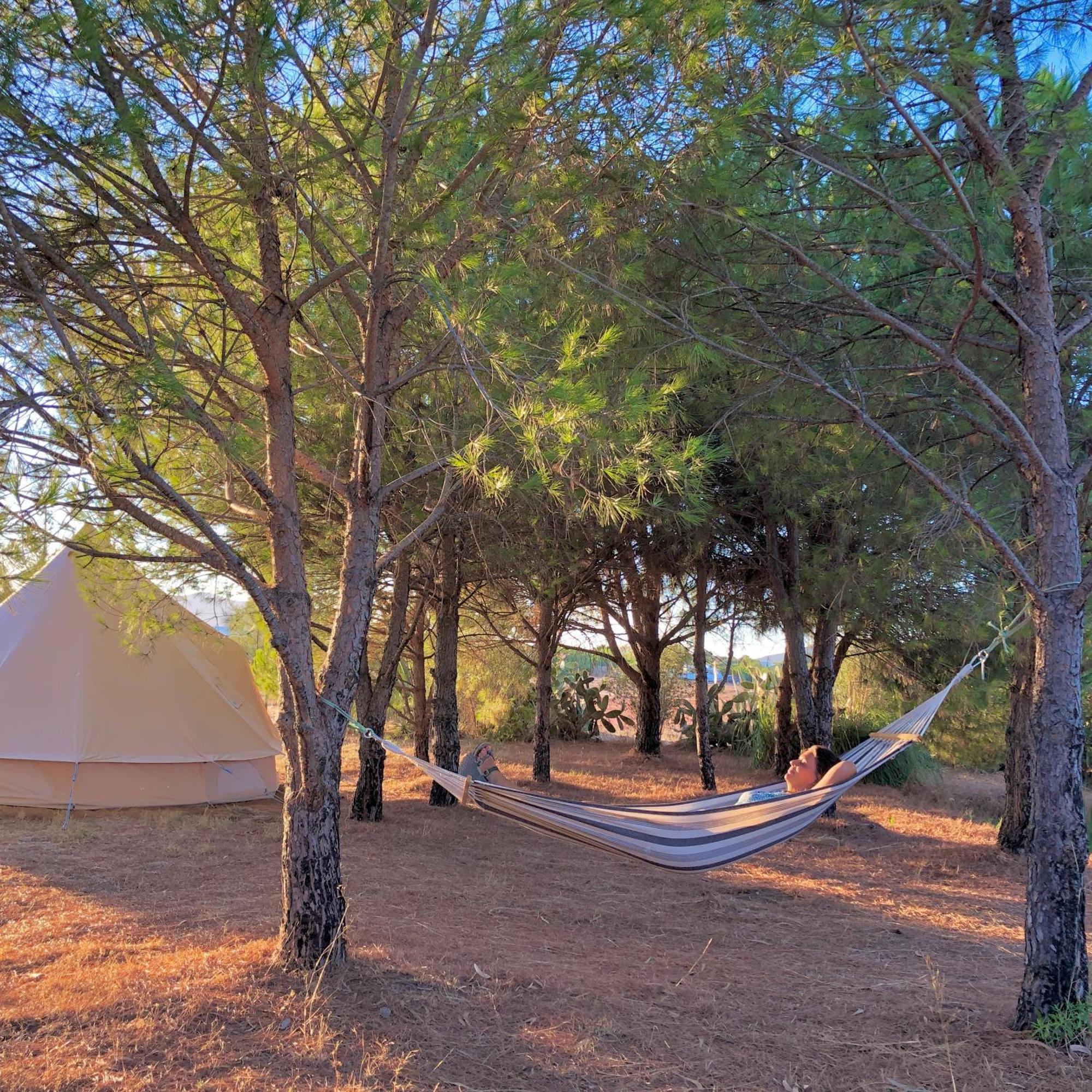 Glamping On Organic Yoga Farm With Natural Swimming Pool Near Beach Moncarapacho Esterno foto