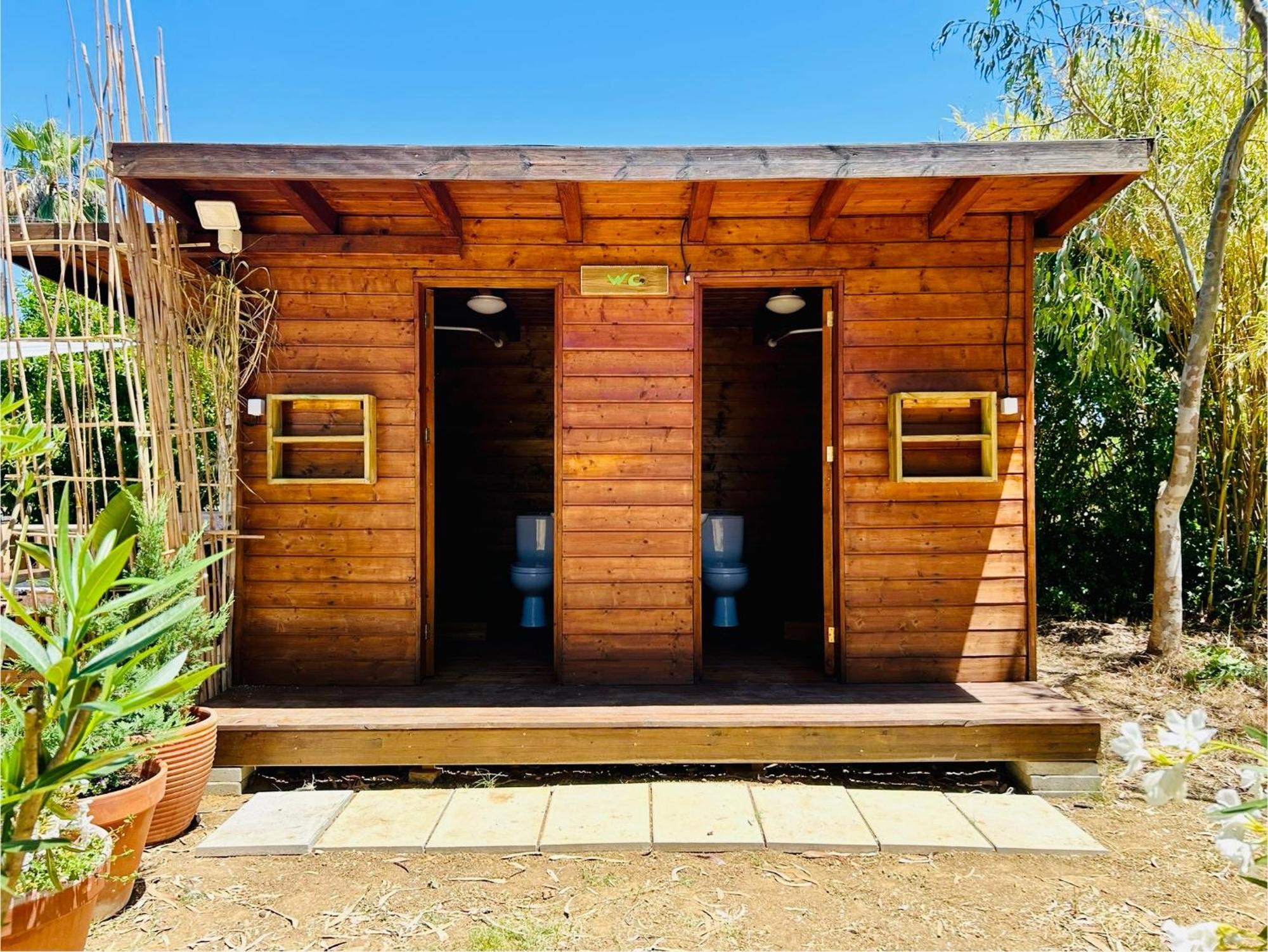 Glamping On Organic Yoga Farm With Natural Swimming Pool Near Beach Moncarapacho Esterno foto